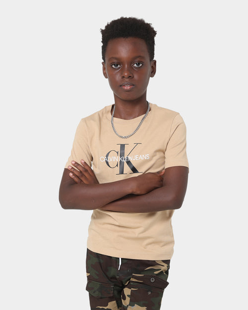 Calvin Klein Kids' Monogram Logo T-Shirt Summer Stone