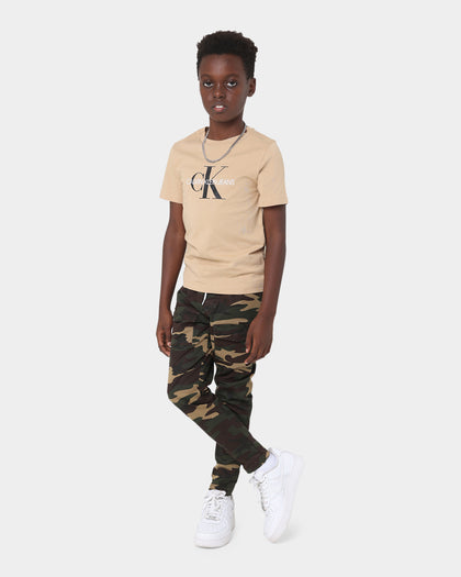 Calvin Klein Kids' Monogram Logo T-Shirt Summer Stone