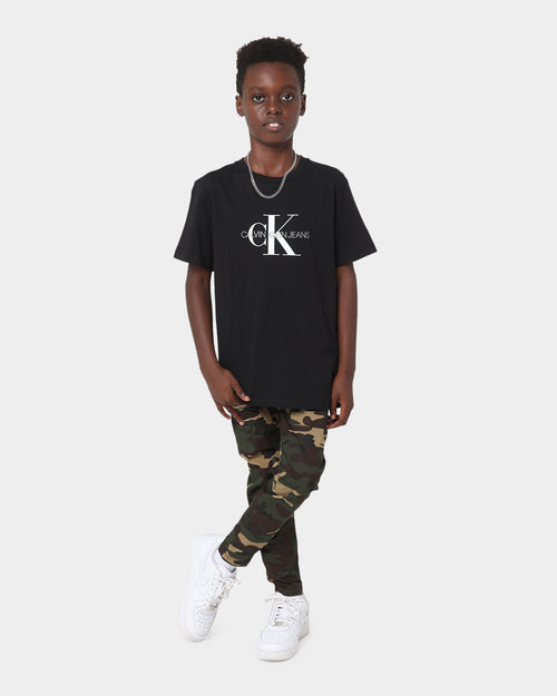 Calvin Klein Kids' Monogram Logo T-Shirt Black