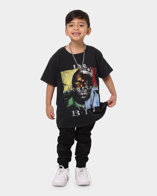 Notorious B.I.G Kid's Notorious Crown T-Shirt Black