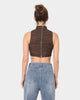 XXIII Women's Nelly High Neck Crop Brown