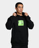 HUF Essentials Box Logo Hoodie Black