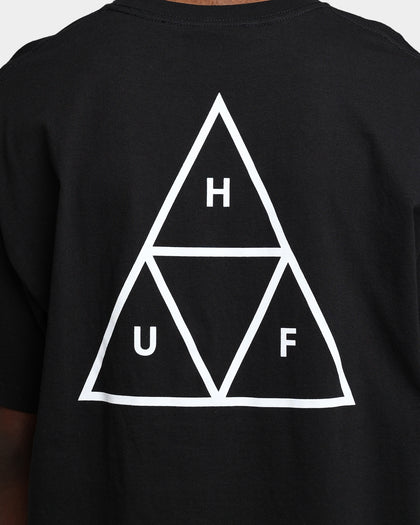 HUF Essentials Triple Triangle T-Shirt Black