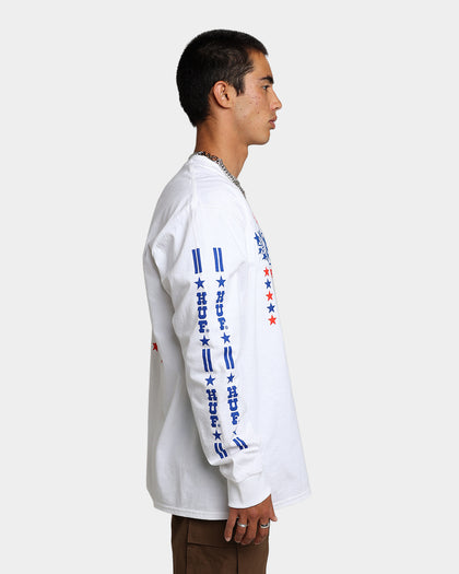 HUF Factory Rider Long Sleeve T-Shirt White