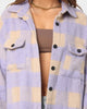 XXIII Women's Felicity Lavender Plaid Shirt Lavender