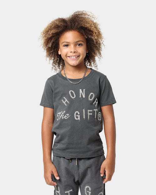 Honor The Gift Kids' Holiday Weathered T-Shirt Black