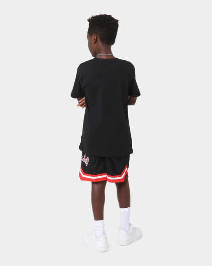 NBA Kids' Chicago Bulls Camo Team Logo T-Shirt Black