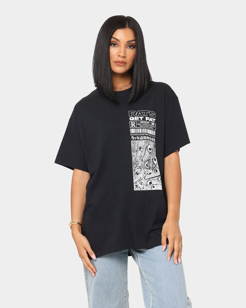 Rats Get Fat Restricted T-Shirt Black