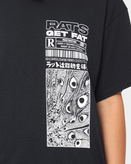 Rats Get Fat Restricted T-Shirt Black