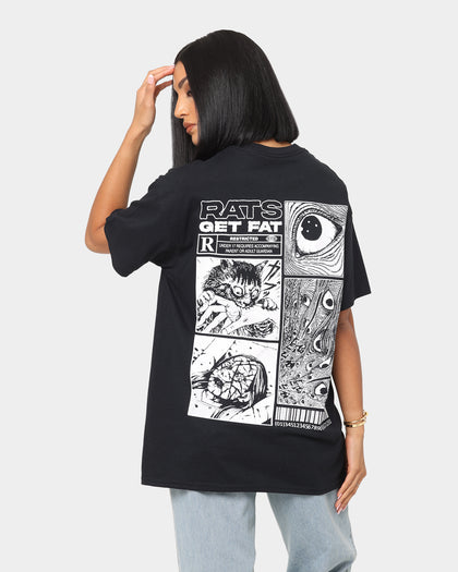 Rats Get Fat Restricted T-Shirt Black