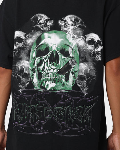 Rats Get Fat Smoking T-Shirt Black