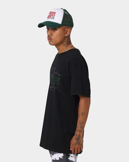 Rats Get Fat Smoking T-Shirt Black