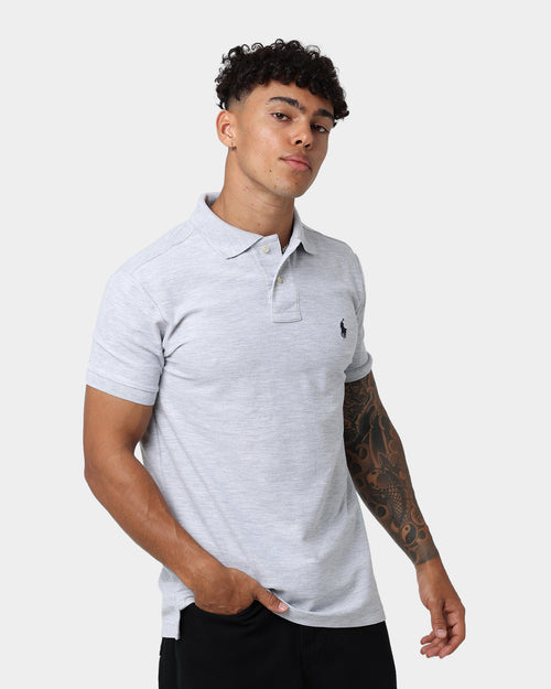 Polo Ralph Lauren Mesh Short Sleeve Polo Andover Heather/Black