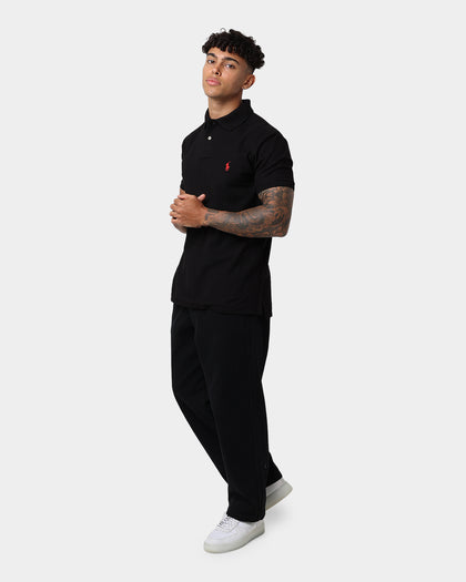 Polo Ralph Lauren Mesh Short Sleeve Polo Polo Black/Red