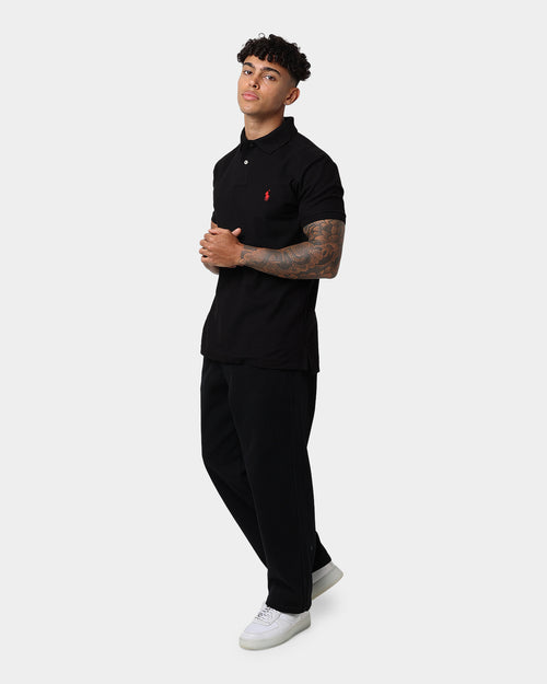 Polo Ralph Lauren Mesh Short Sleeve Polo Polo Black/Red