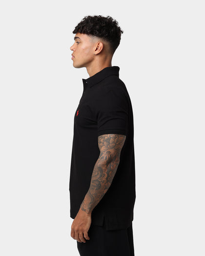 Polo Ralph Lauren Mesh Short Sleeve Polo Polo Black/Red