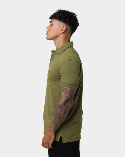 Polo Ralph Lauren Mesh Short Sleeve Polo Defender Green/Orange