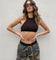 XXIII Women's Saskia Sherpa Crop Chocolate