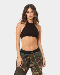XXIII Women's Saskia Sherpa Crop Chocolate