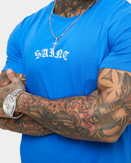 Saint Morta Day Of The Dead T-Shirt Imperial Blue