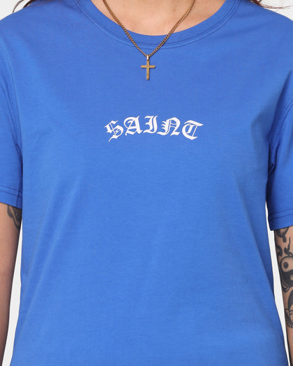 Saint Morta Day Of The Dead T-Shirt Imperial Blue