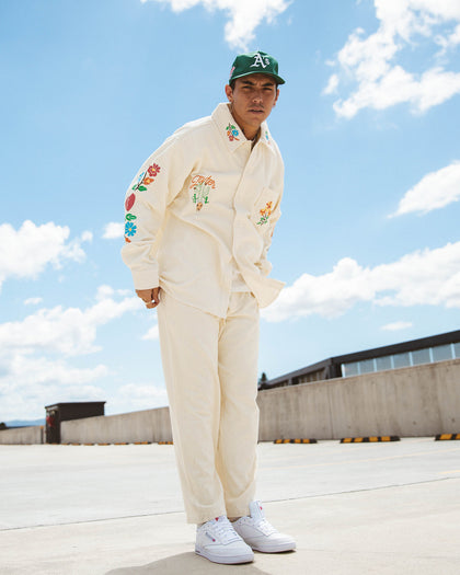 Loiter Rodeo Corduroy Shirt Off White