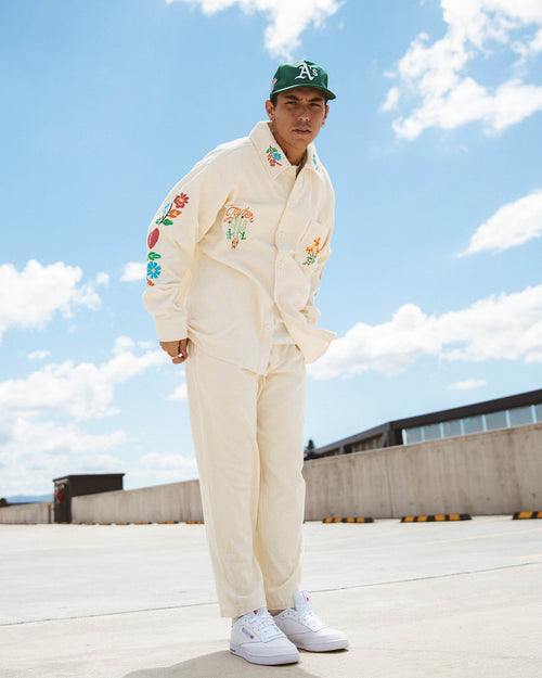 Loiter Rodeo Corduroy Shirt Off White