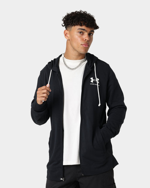 Under Armour Rival Terry Full-Zip Hoodie Black/Onyx White