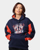 Reebok Iverson Basketball Fleece Hoodie Vector Navy