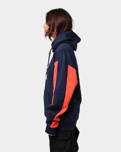 Reebok Iverson Basketball Fleece Hoodie Vector Navy