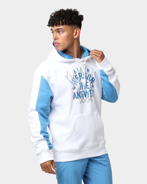 Reebok Iverson Basketball Fleece Hoodie White