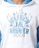 Reebok Iverson Basketball Fleece Hoodie White