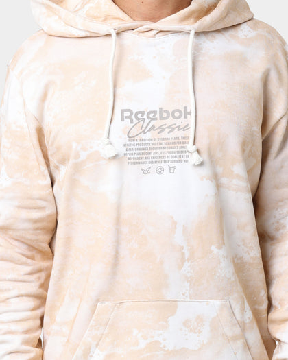 Reebok Classics Allover Print Hoodie Stucco