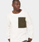 XXIII Catania Long Sleeve T-Shirt White/Khaki