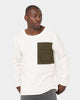 XXIII Catania Long Sleeve T-Shirt White/Khaki