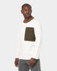XXIII Catania Long Sleeve T-Shirt White/Khaki