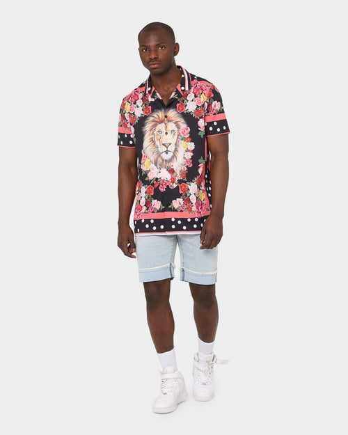 XXIII Lion Button Up Shirt Multi