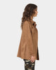 XXIII Women's Rochele Suede Shirt Tan