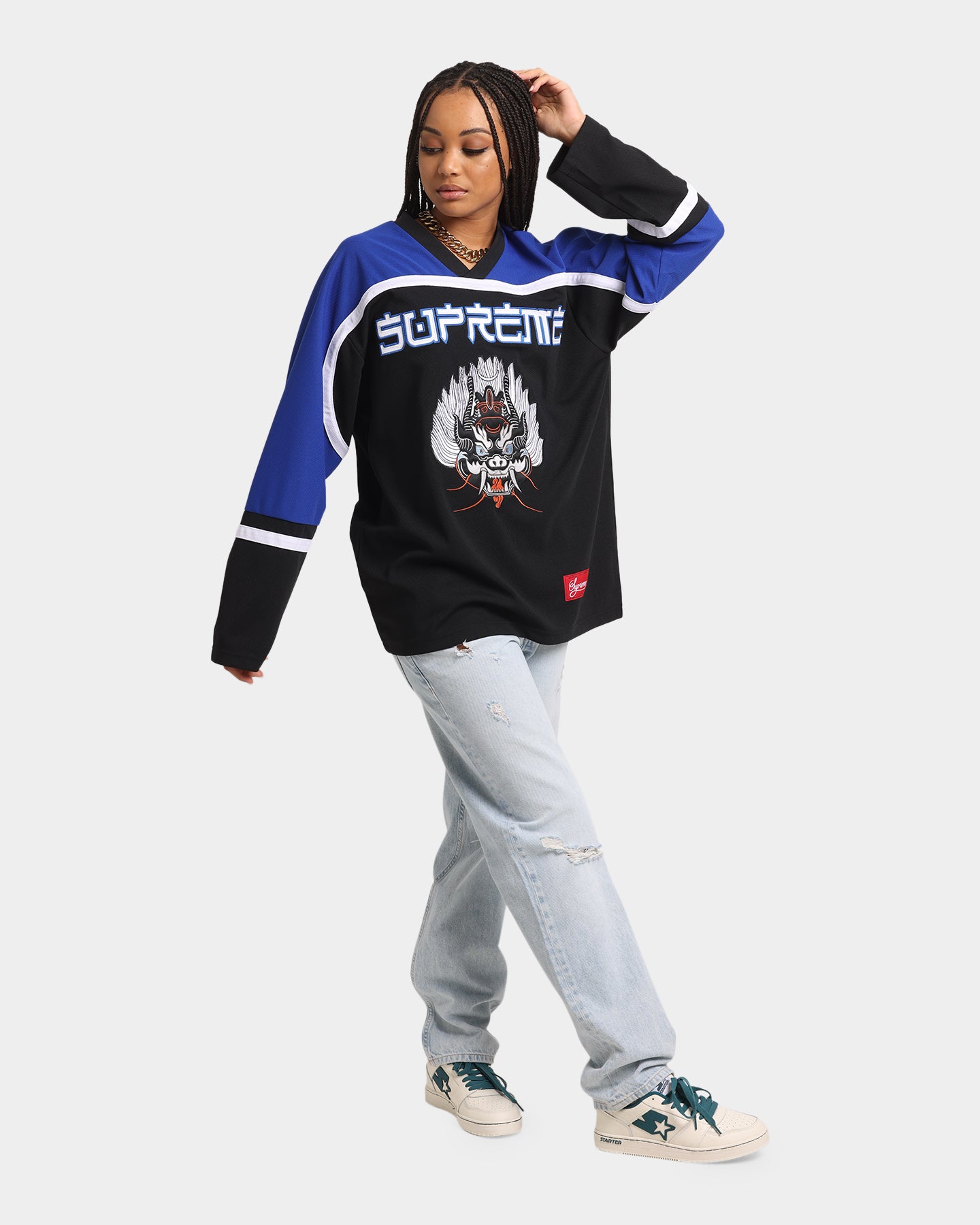 Supreme Demon Hockey Jersey Black | Culture Kings US
