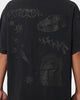 Goat Crew All Over Manga Vintage T-Shirt Black Wash