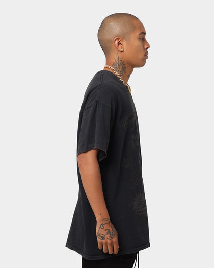 Goat Crew All Over Manga Vintage T-Shirt Black Wash