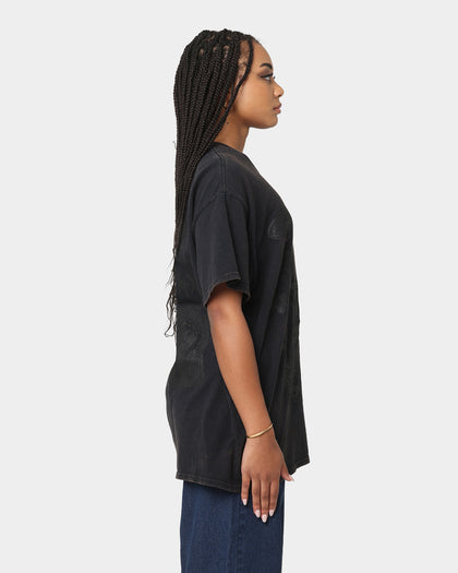 Goat Crew All Over Manga Vintage T-Shirt Black Wash