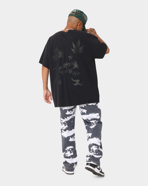 Goat Crew Thank You Vintage T-Shirt Black Wash