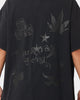 Goat Crew Thank You Vintage T-Shirt Black Wash