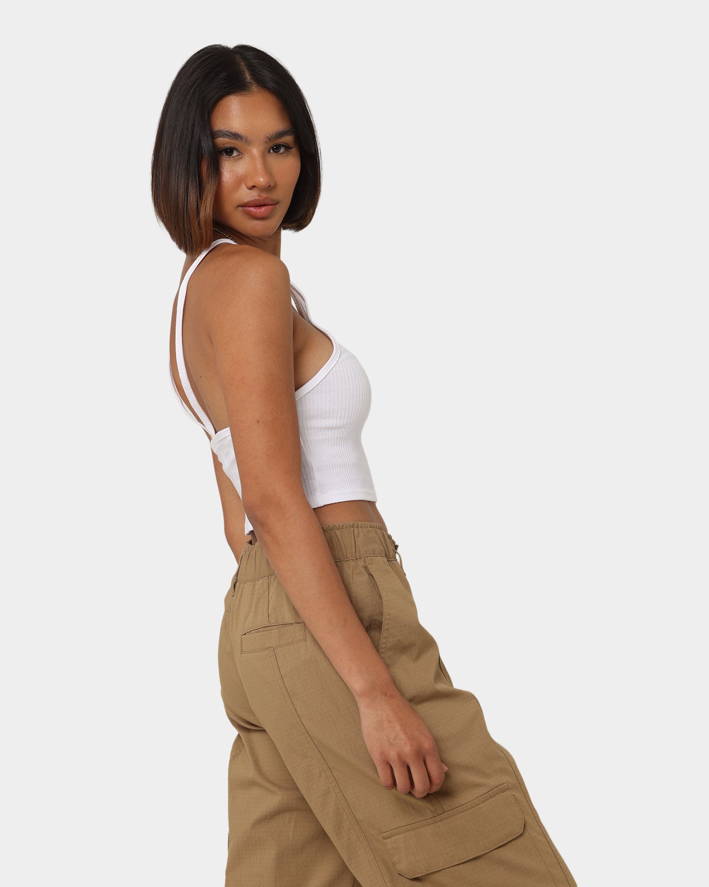 KARRY / American sleeve tank ホワイト American sleeve tank - KARRY