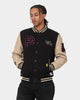 Carre Peace Varsity Jacket Black/Stone