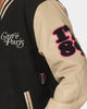 Carre Peace Varsity Jacket Black/Stone