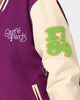 Carré Peace Varsity Jacket Purple