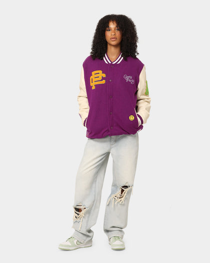Carré Peace Varsity Jacket Purple