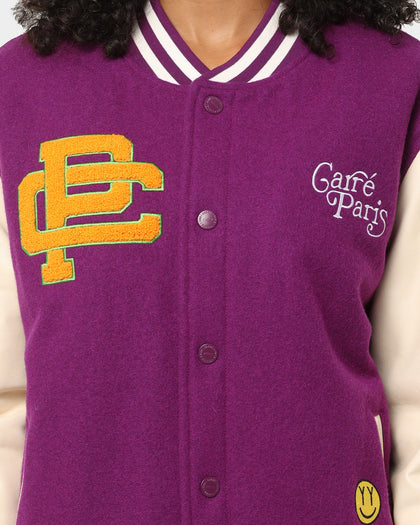 Carré Peace Varsity Jacket Purple